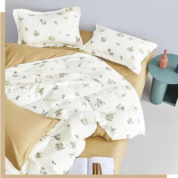 QQHOME-3pc 100% cotton duvet cover set - Picture 1 of 3